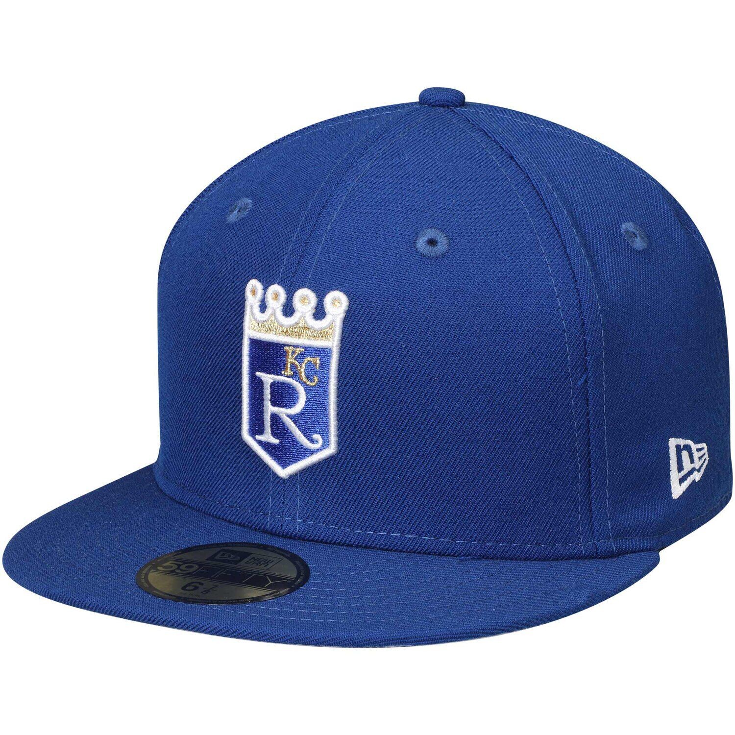 

Мужская облегающая шляпа New Era Royal Kansas City Royals Cooperstown Collection 59FIFTY