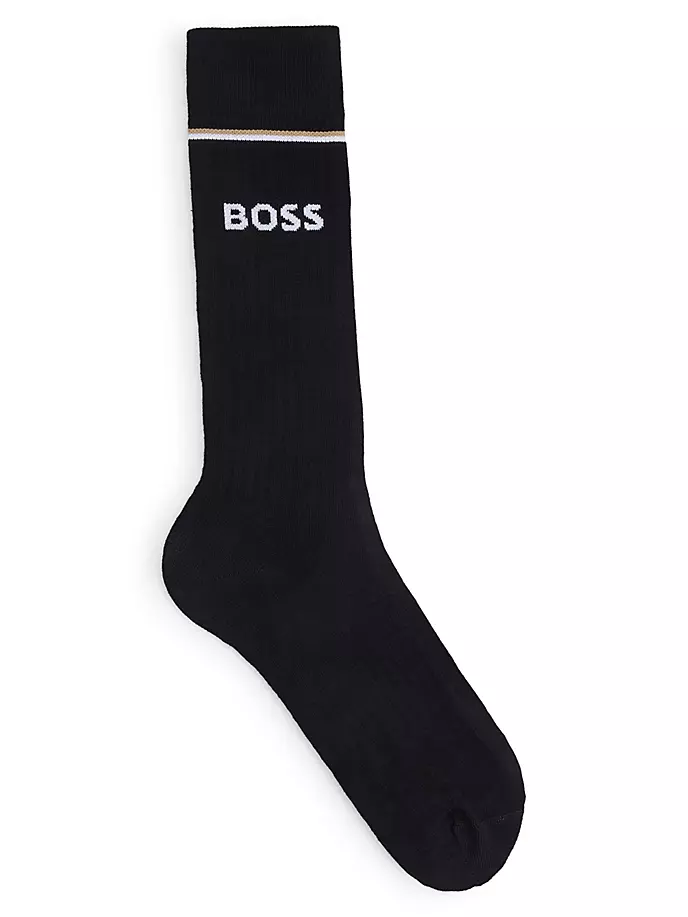 

Носки стандартной длины с фирменными мячами для гольфа Boss, черный