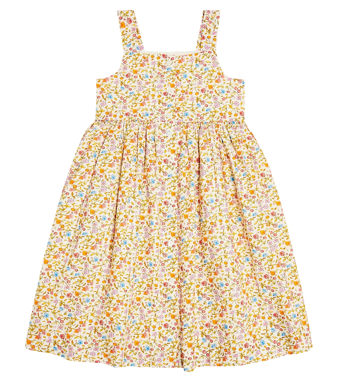 цена Платье laly из хлопка с цветочным принтом Bonpoint, мультиколор