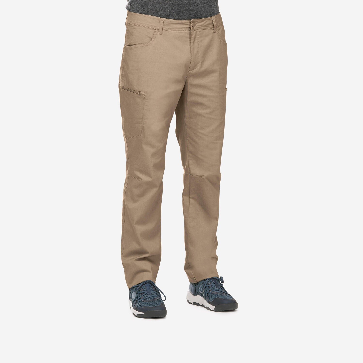 

Decathlon Nh500 Обычные брюки для походов по бездорожью Quechua, бежевый, Серый