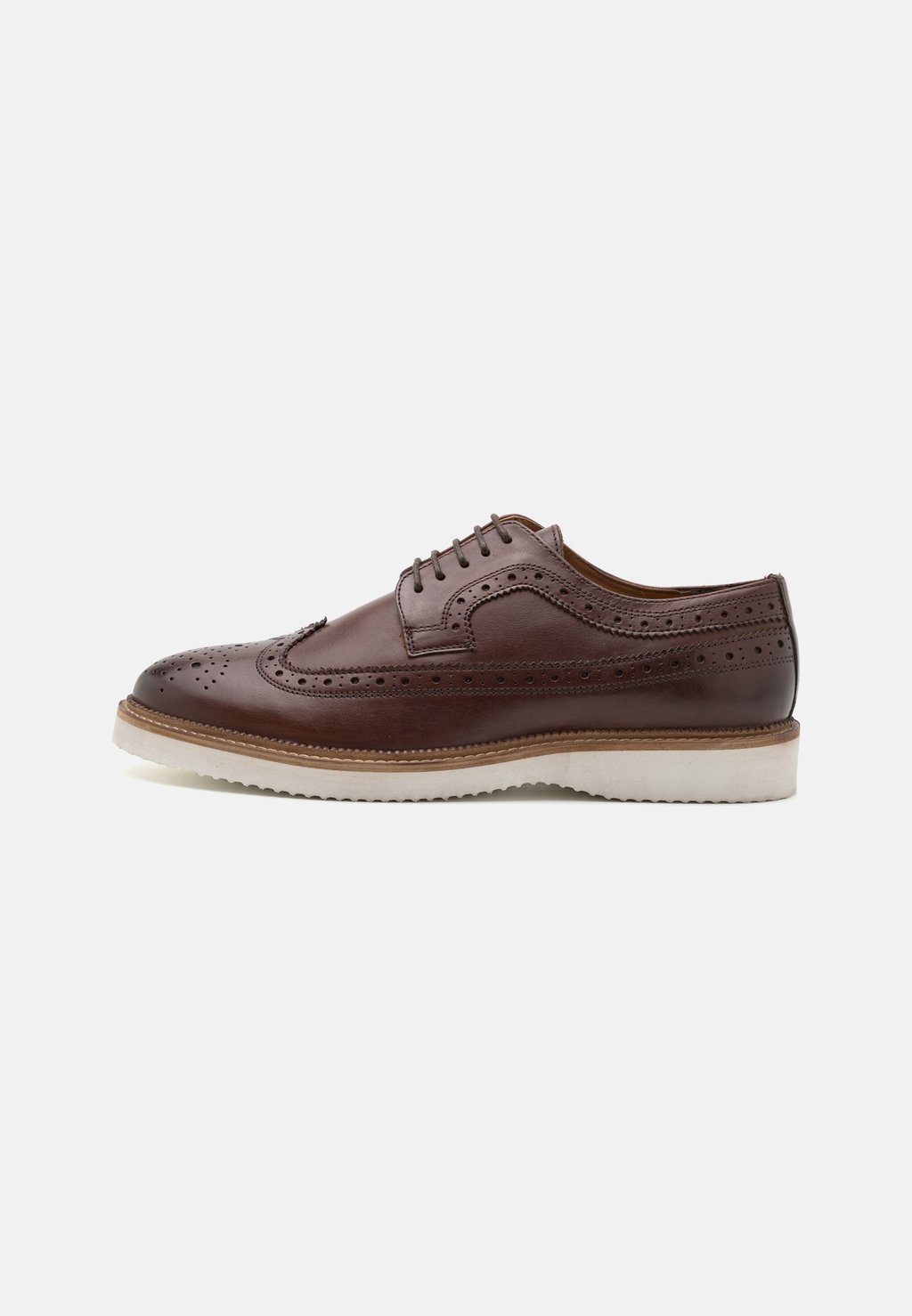 Спортивные туфли на шнуровке LEATHER Zign, цвет brown