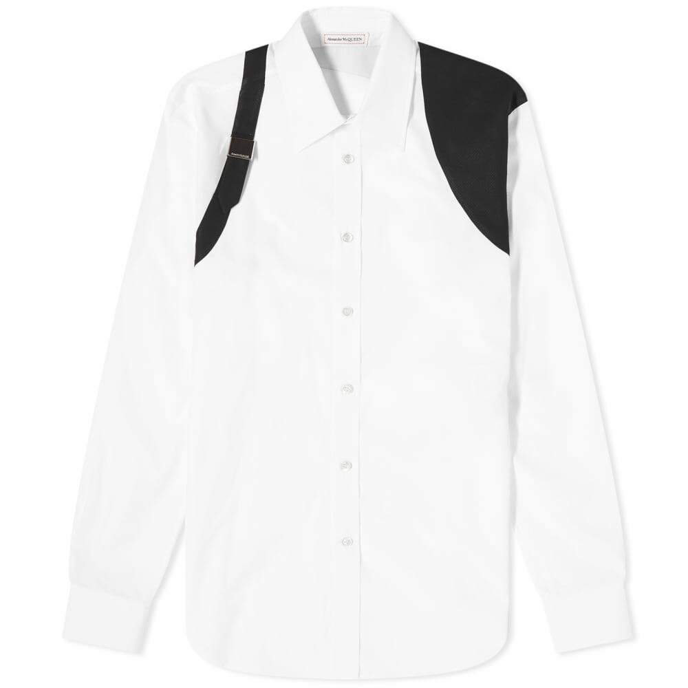 

Рубашка Alexander McQueen Harness, белый