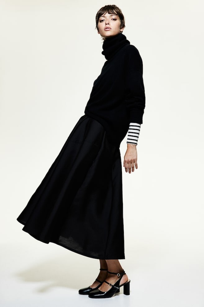 

Круглая юбка H&M, черный