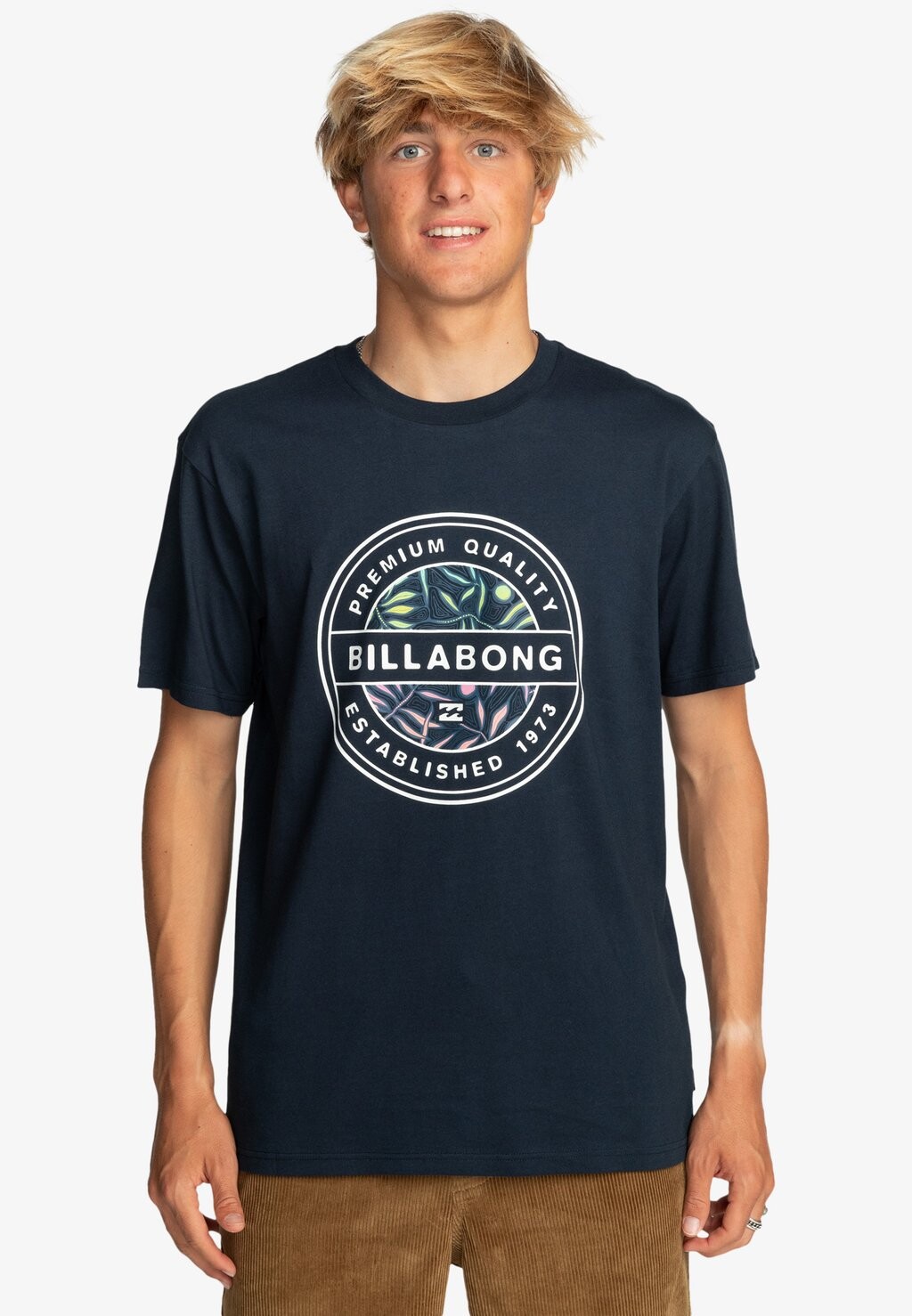 

Футболка с принтом Billabong, темно-синий