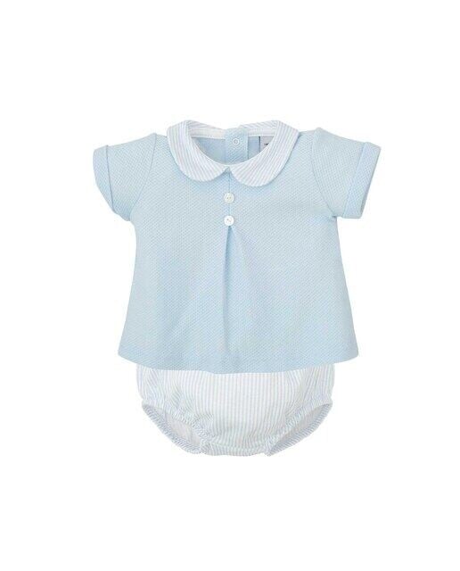 

Комплект из двух предметов для мальчика светло-цвета Babidú, синий