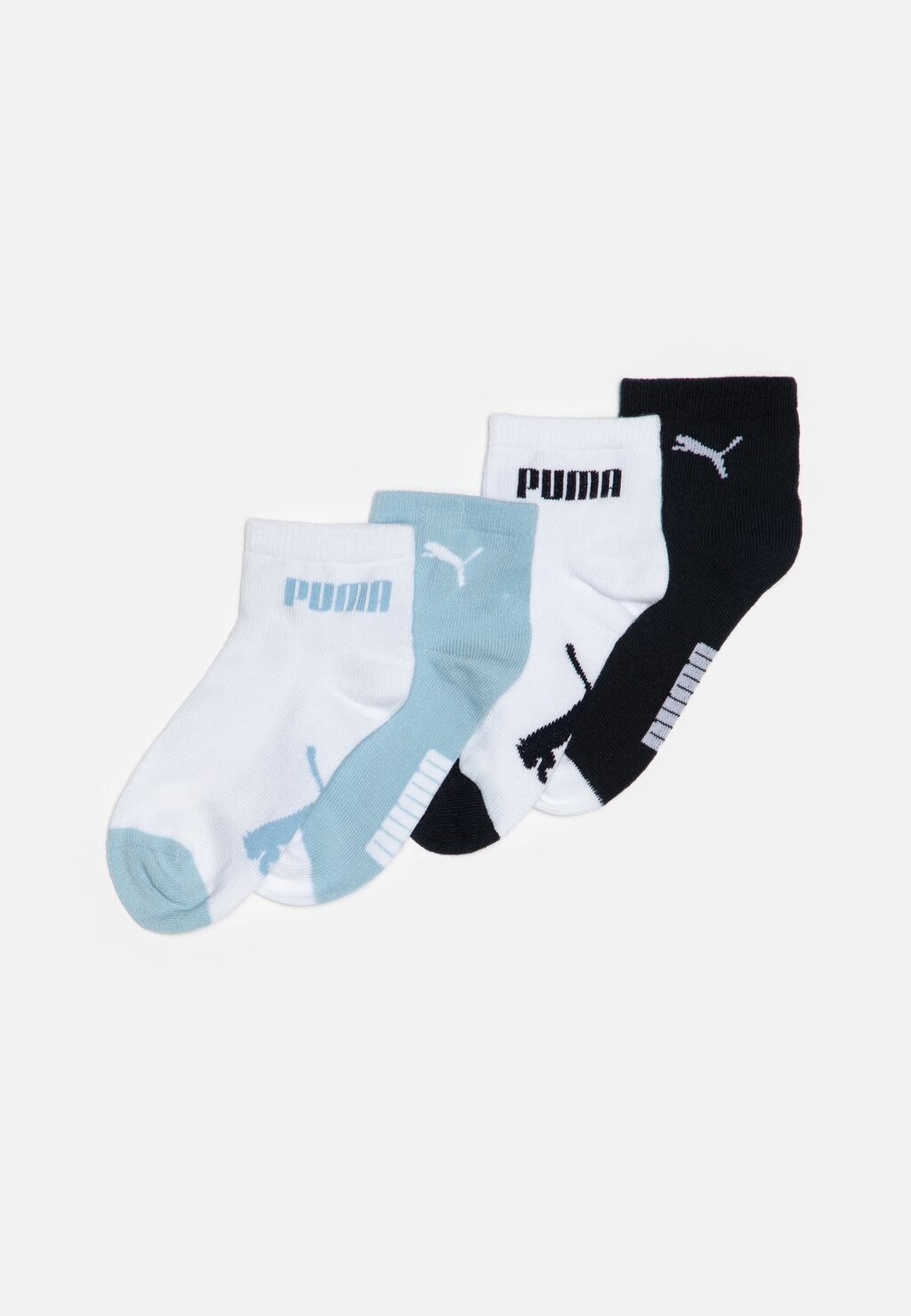 Носки BABY MINI CATS LIFESTYLE UNISEX 4 PACK Puma, цвет powder blue/navy/white elite cotton viscose peştamal 90x160 cm navy blue powder