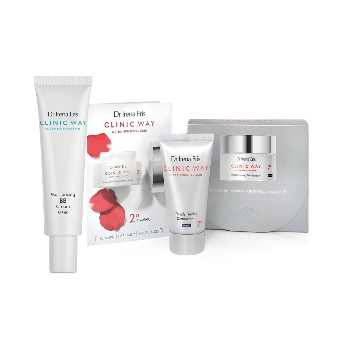 

Набор дермокосметики Dr Irena Eris Clinic Way Krem BB SPF50 Medium Beige + Gratis, 1 шт