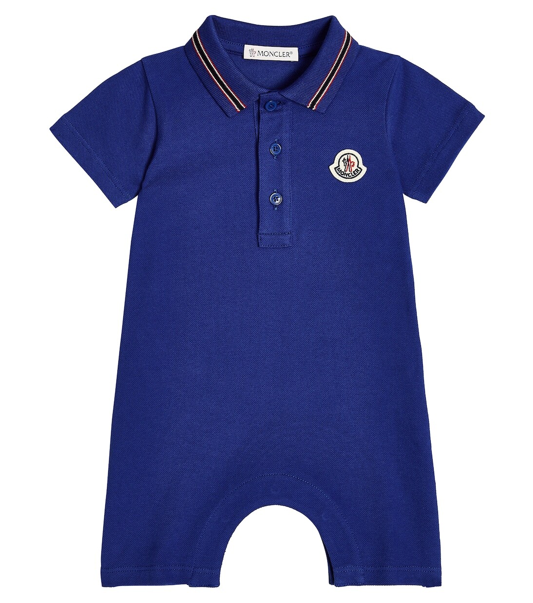 

Детский хлопковый комбинезон Moncler Enfant, белый