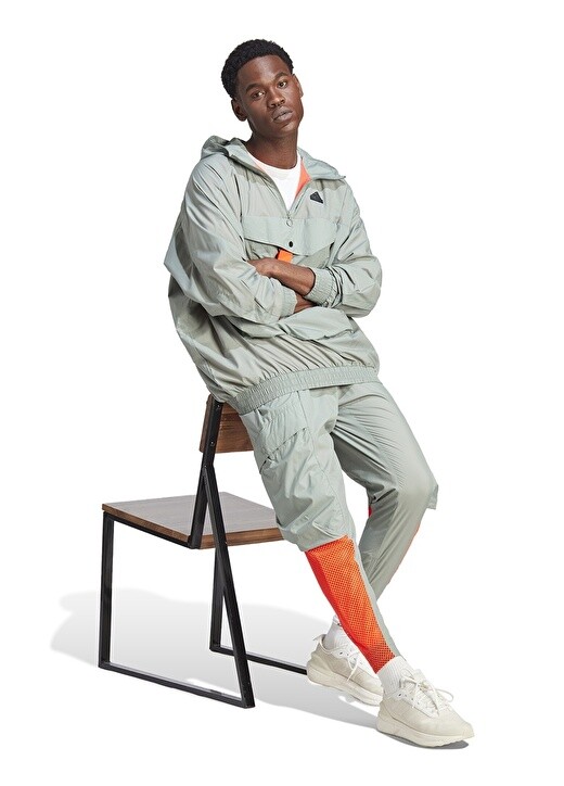 

Облегающие зеленые мужские спортивные штаны Adidas