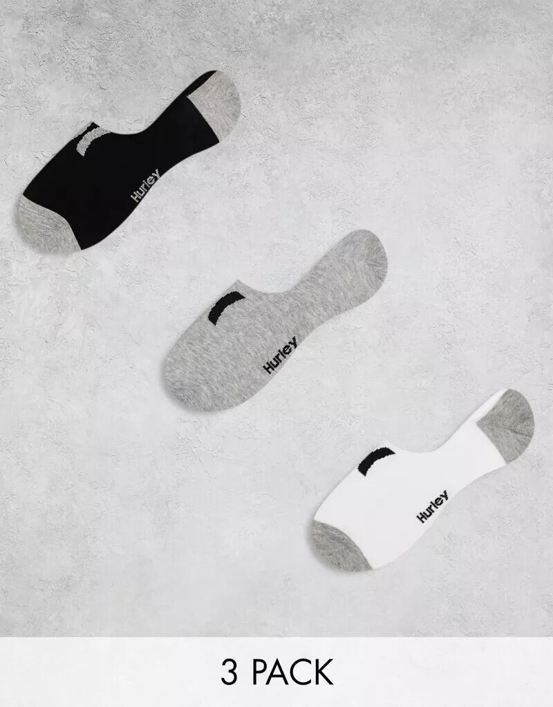 

Hurley – One and Only – 3 пары носков разных цветов