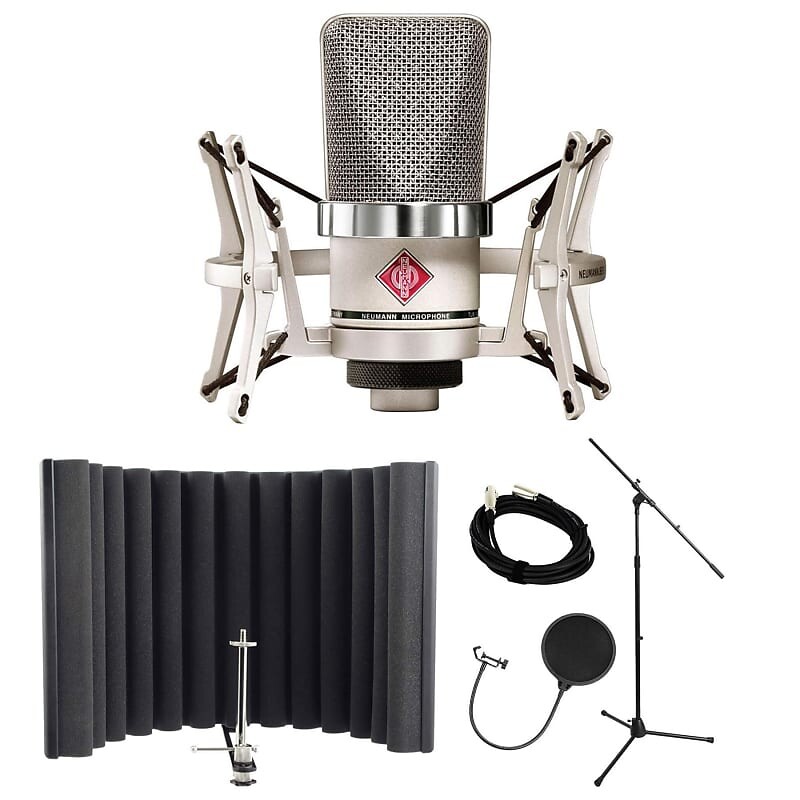 

Микрофон Neumann TLM 102 Studio Set w/ RF-X, Pop Filter, Stand & Cable Bundle