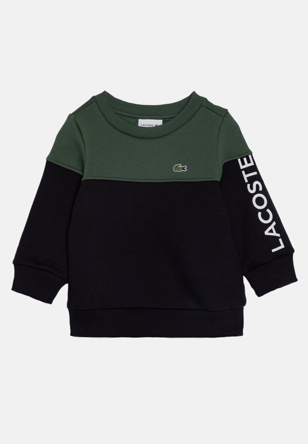 

Толстовка Mini Me Color Block Unisex Lacoste, цвет sequoia/abysm