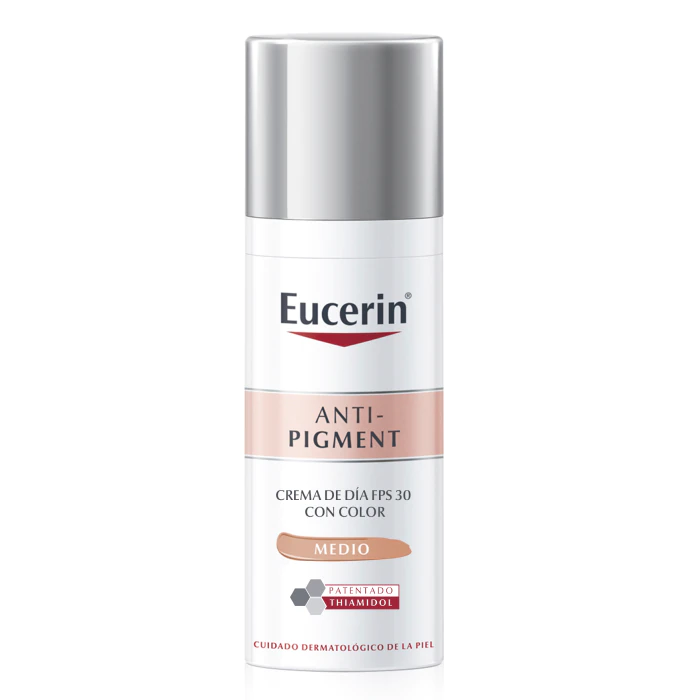 крем для тела eucerin против экземы 396 гр Дневной крем для лица Anti-Pigment Crema de Día FPS 30 con Color Eucerin, 50 ml