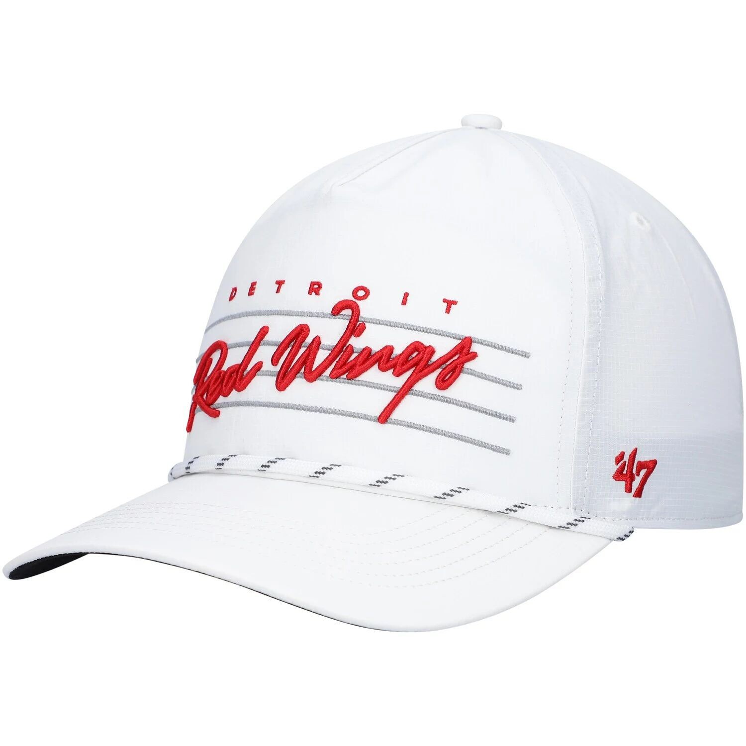 

Мужская белая кепка '47 Detroit Red Wings Downburst Hitch Snapback