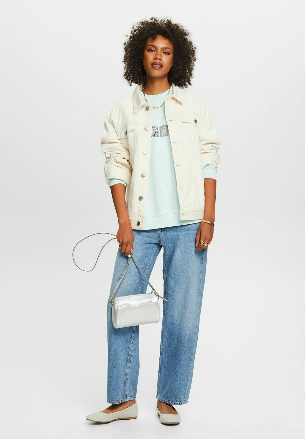 

Толстовка с капюшоном Esprit, светло-зеленый
