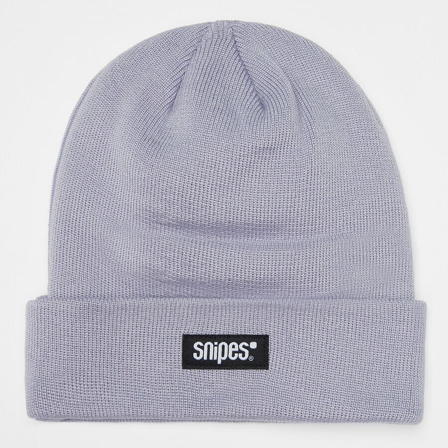 

Шапка Woven Label Basic Logo Beanie SNIPES, цвет light purple