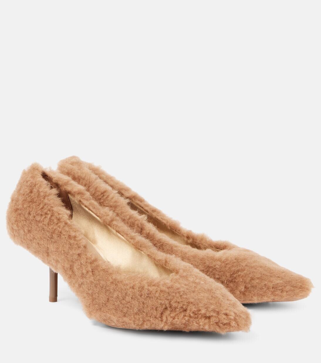 

Плюшевые Туфли Max Mara, цвет cammello