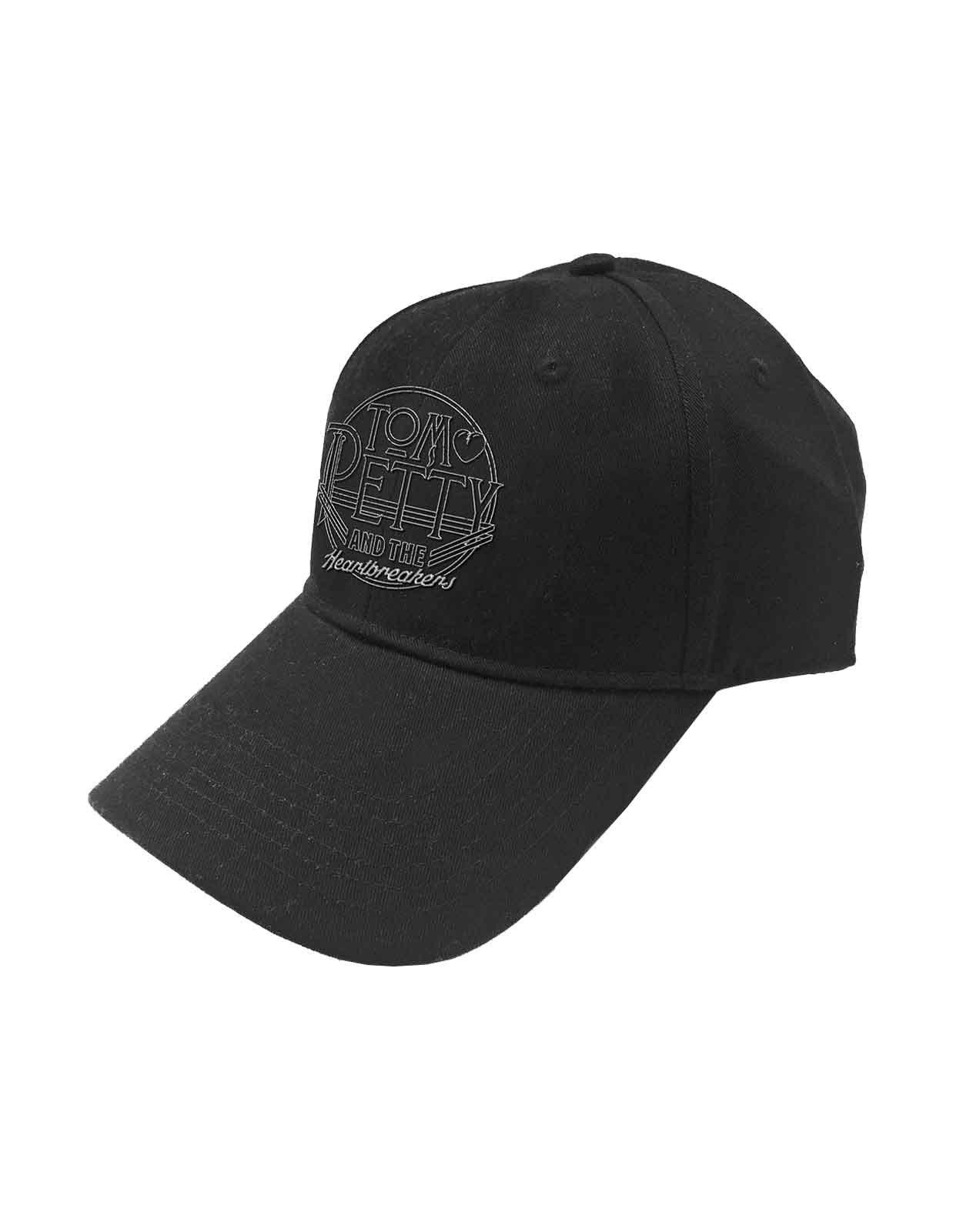 Бейсбольная кепка с круглым логотипом и ремешком на спине Tom Petty, черный petty tom