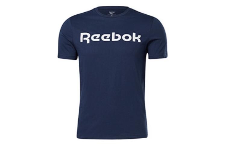 

Футболка мужская темно-синяя Reebok, темно-синий