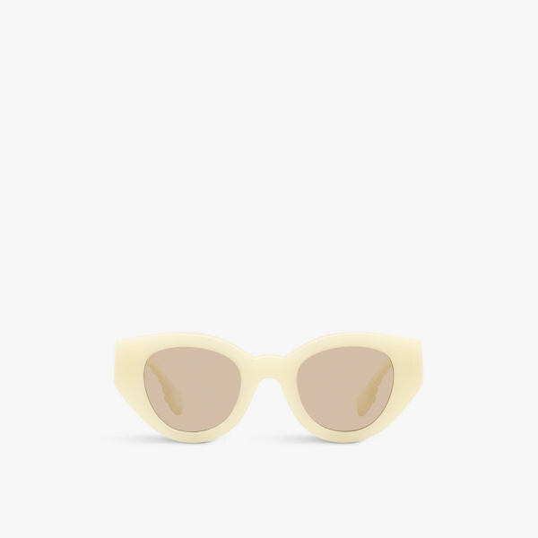 

Be4390 солнцезащитные очки meadow в фанто-оправе из ацетата Burberry, белый