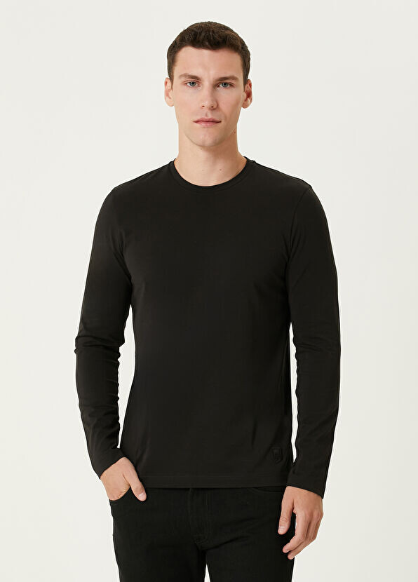 

Футболка с длинным рукавом Corneliani, черный