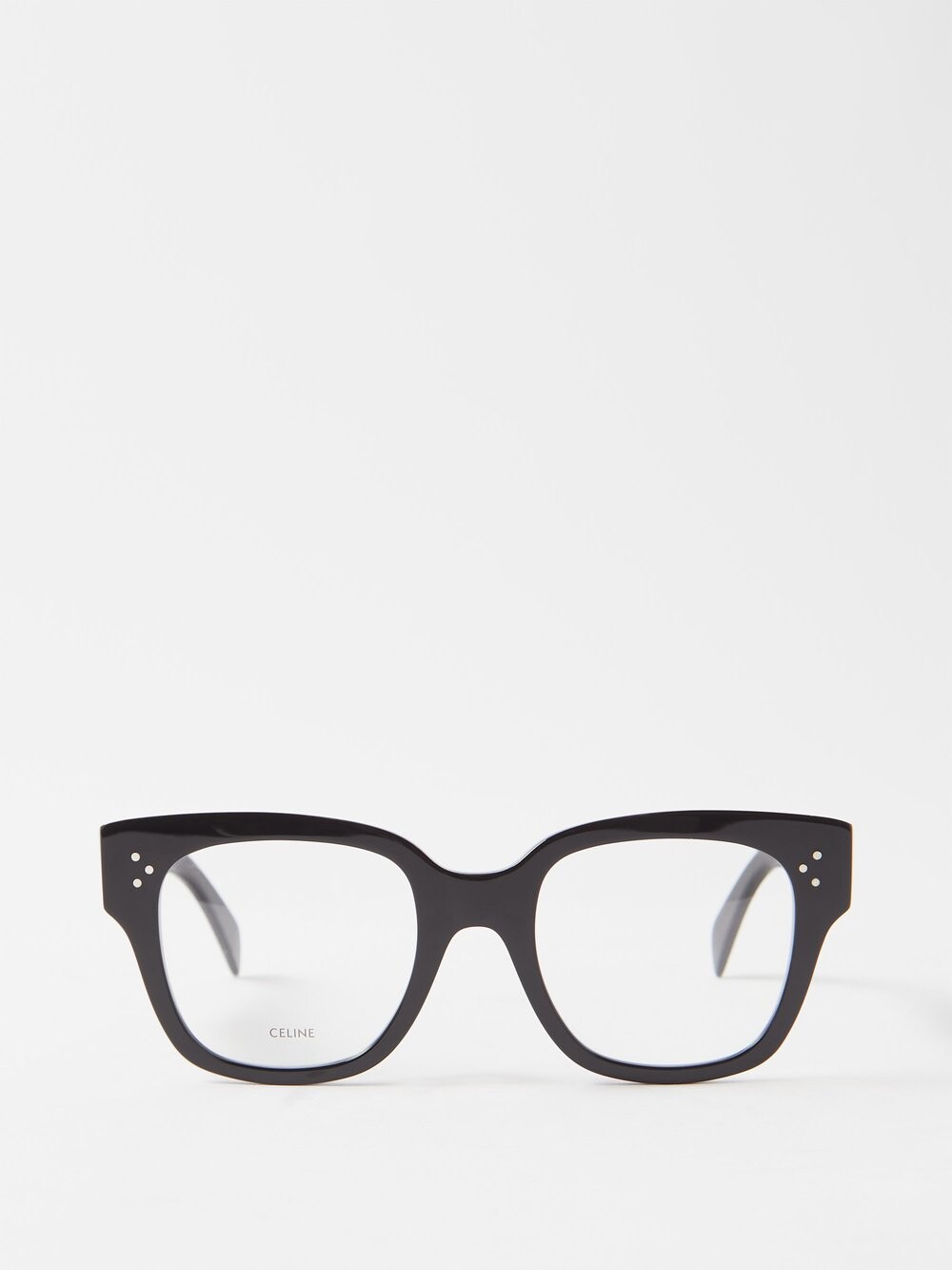 

Квадратные очки из ацетата Celine Eyewear, черный