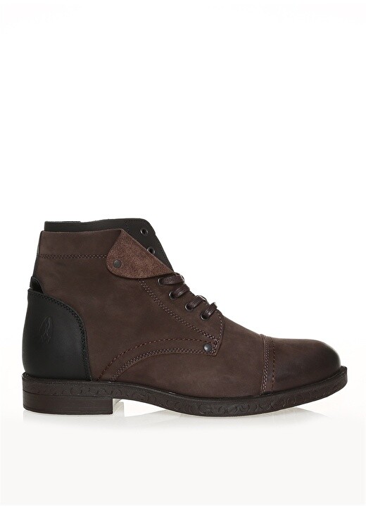 

Коричневые мужские ботинки из нубука и кожи Hush Puppies, Коричневый