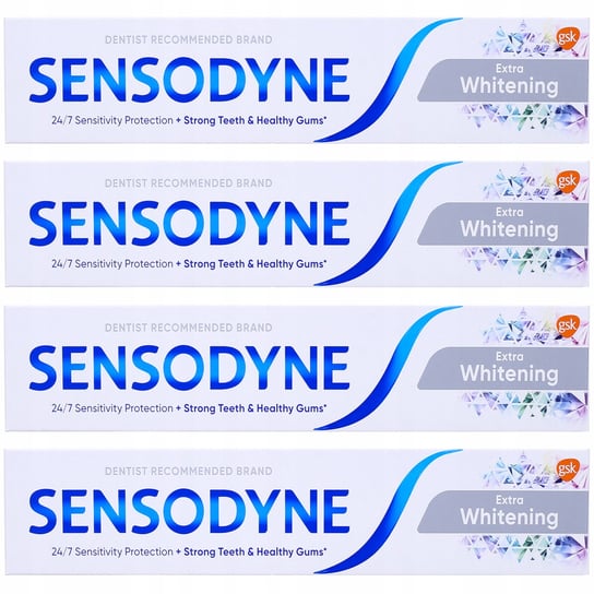 Зубная паста Extra Whitening, 4 шт. Sensodyne