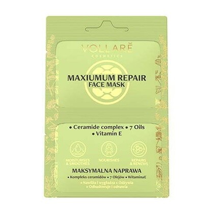 

Маска для лица Vollare Максимальное восстановление 2X5 мл, New1