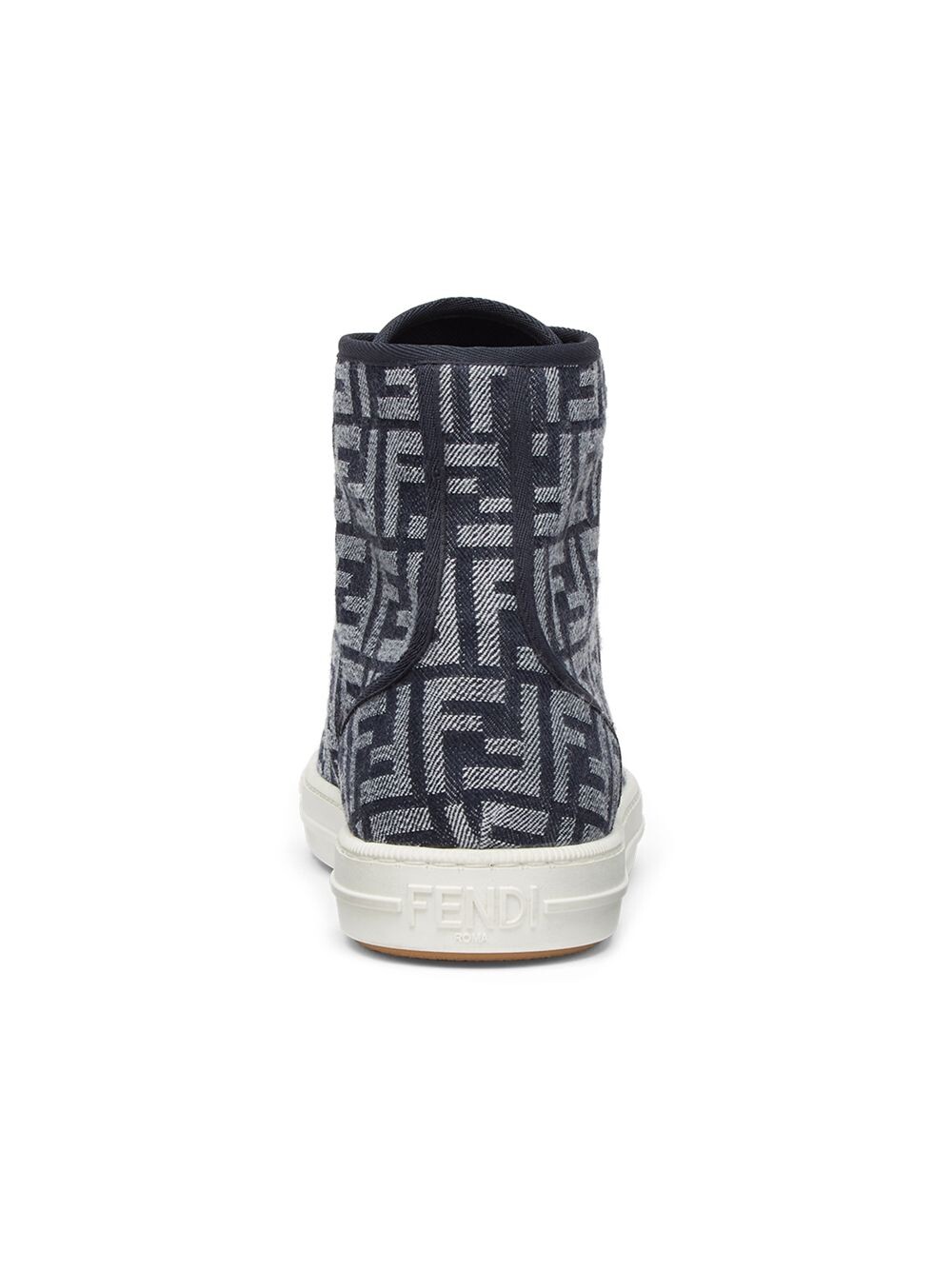 

Высокие кроссовки Domino Denim FF Fendi, синий