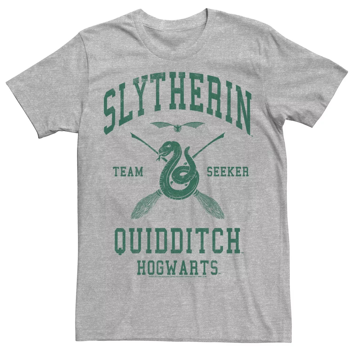 Мужская футболка Slytherin Team Seeker с надписью Harry Potter printio slytherin quidditch team