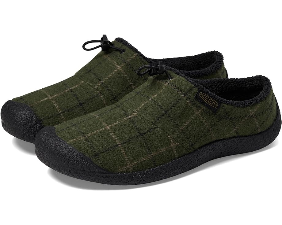 

Домашняя обувь KEEN Howser III Slide, цвет Dark Olive Plaid