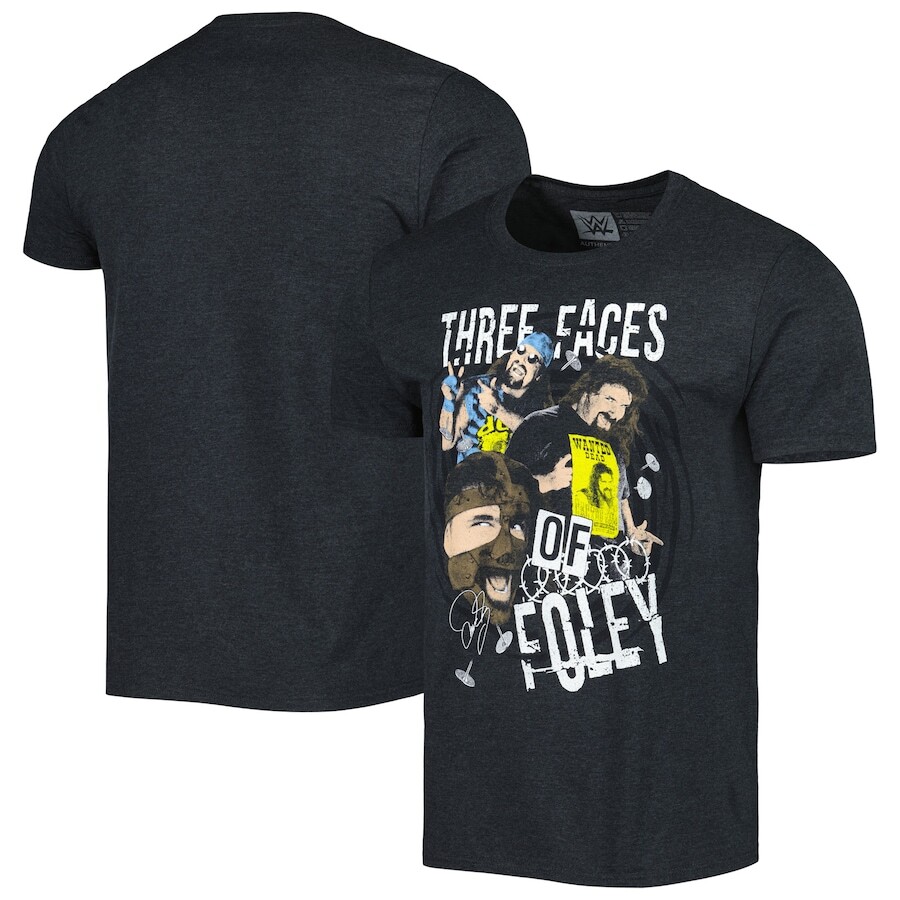 

Футболка с коротким рукавом WWE Authentic Mick Foley, черный
