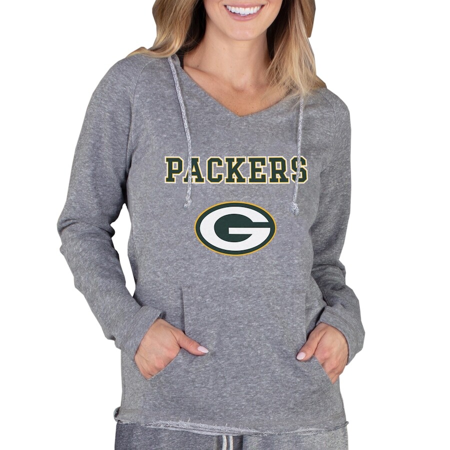 

Футболка с длинным рукавом Concepts Sport Green Bay Packers, серый