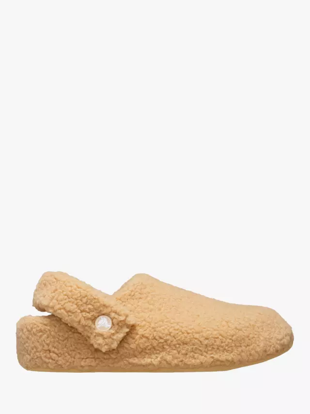 

Тапочки Crocs Classic Cozzzy Faux Fur, цвет wheat