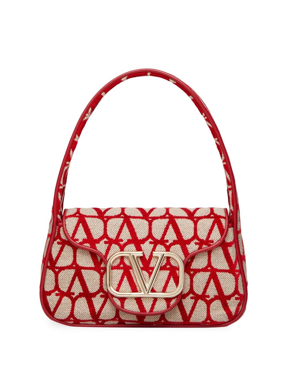 

Маленькая сумка-хобо Locò Toile Iconographe Valentino Garavani, бежевый