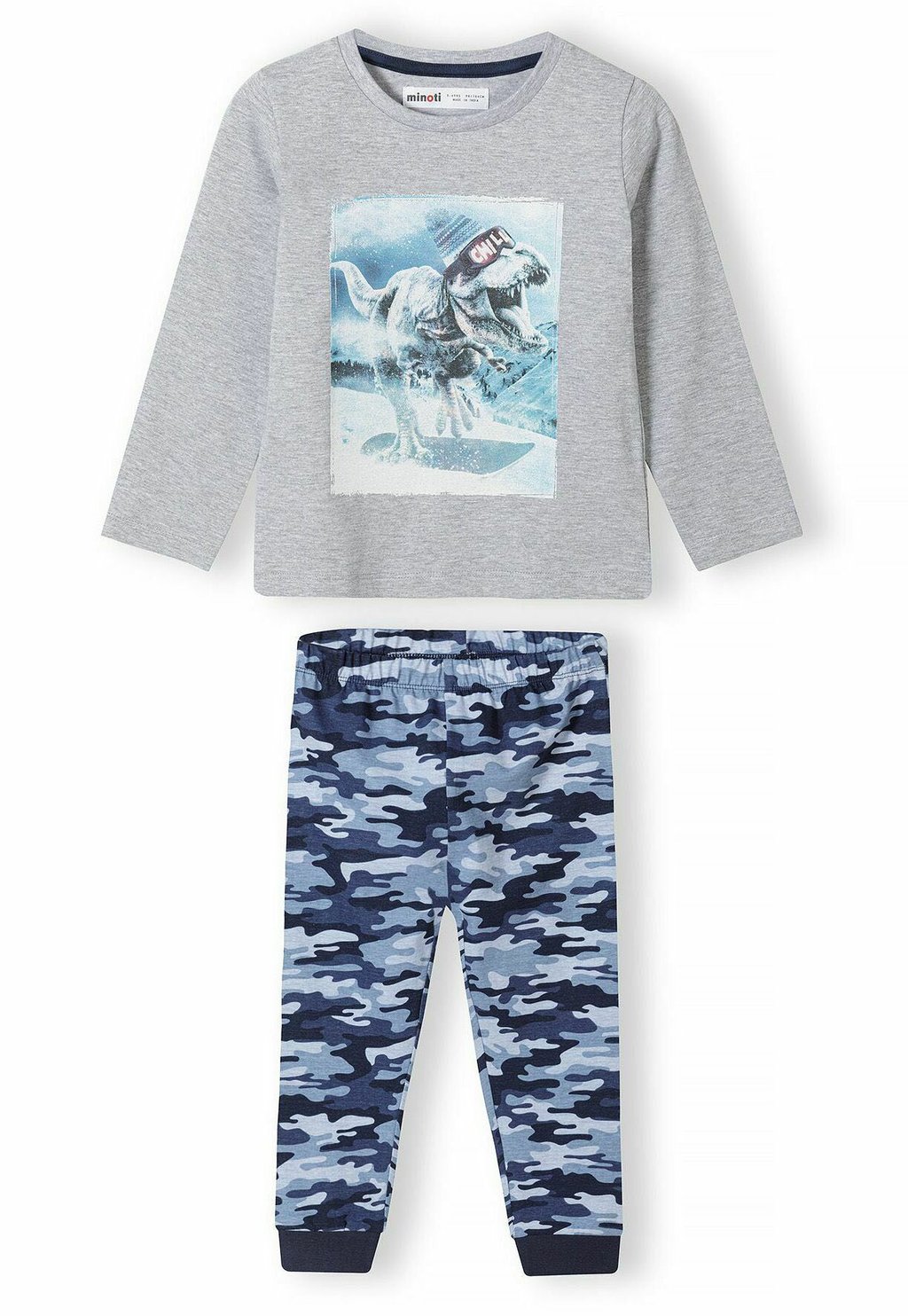 Комплект одежды для сна STANDARD SET MINOTI, цвет grey blue
