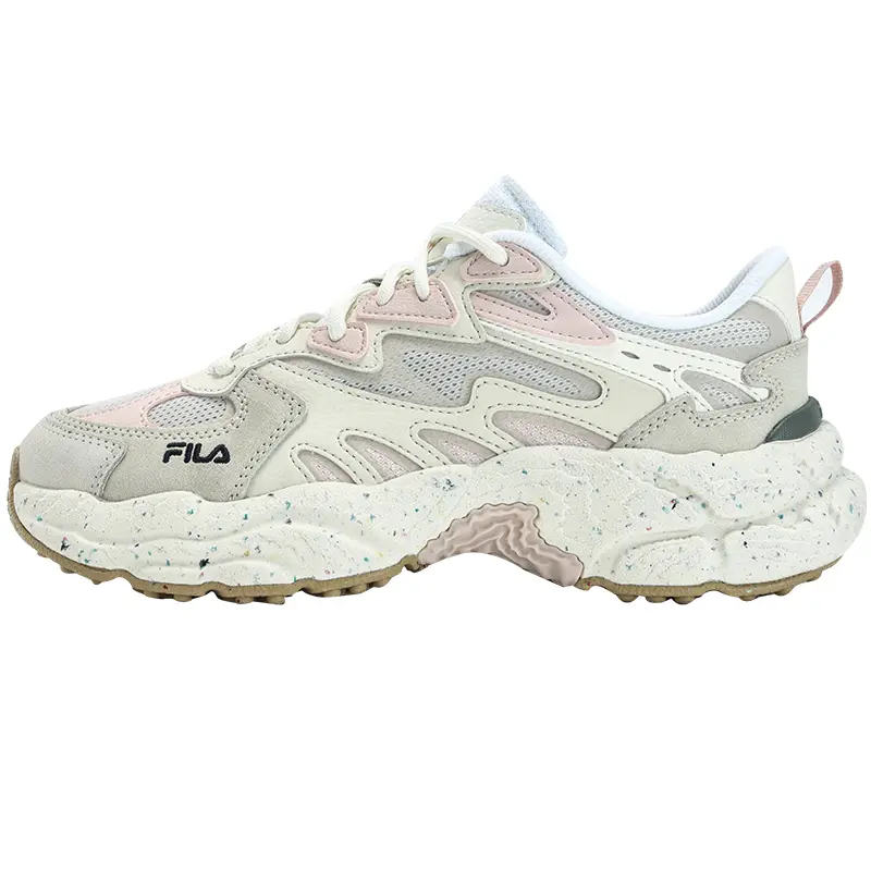 

Кроссовки женские Fila Fern на толстой подошве, бежевый / светло-розовый