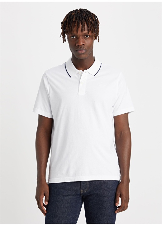 цена Белая мужская футболка-поло Dockers