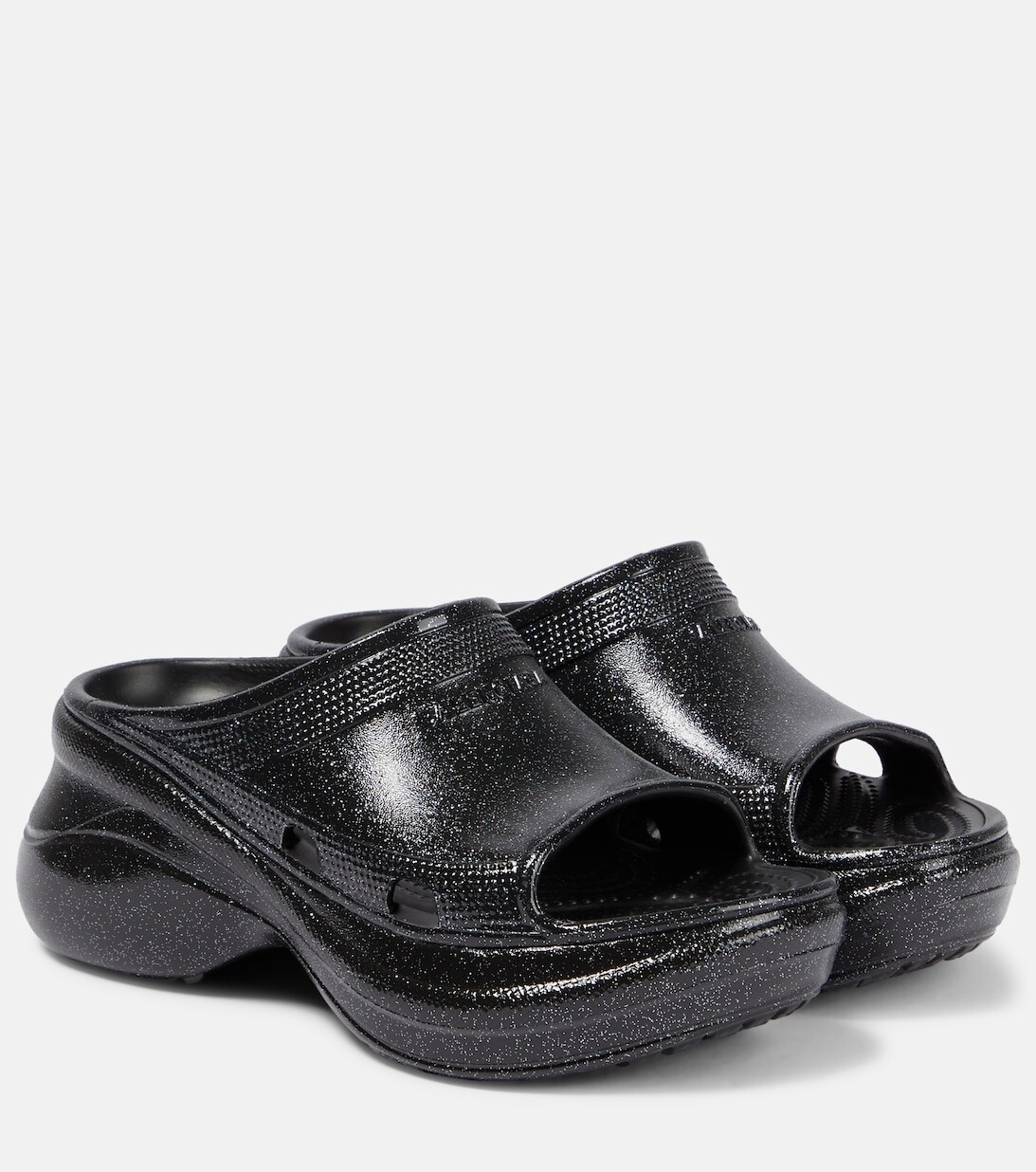 

Шлепанцы на платформе x Crocs Balenciaga, черный