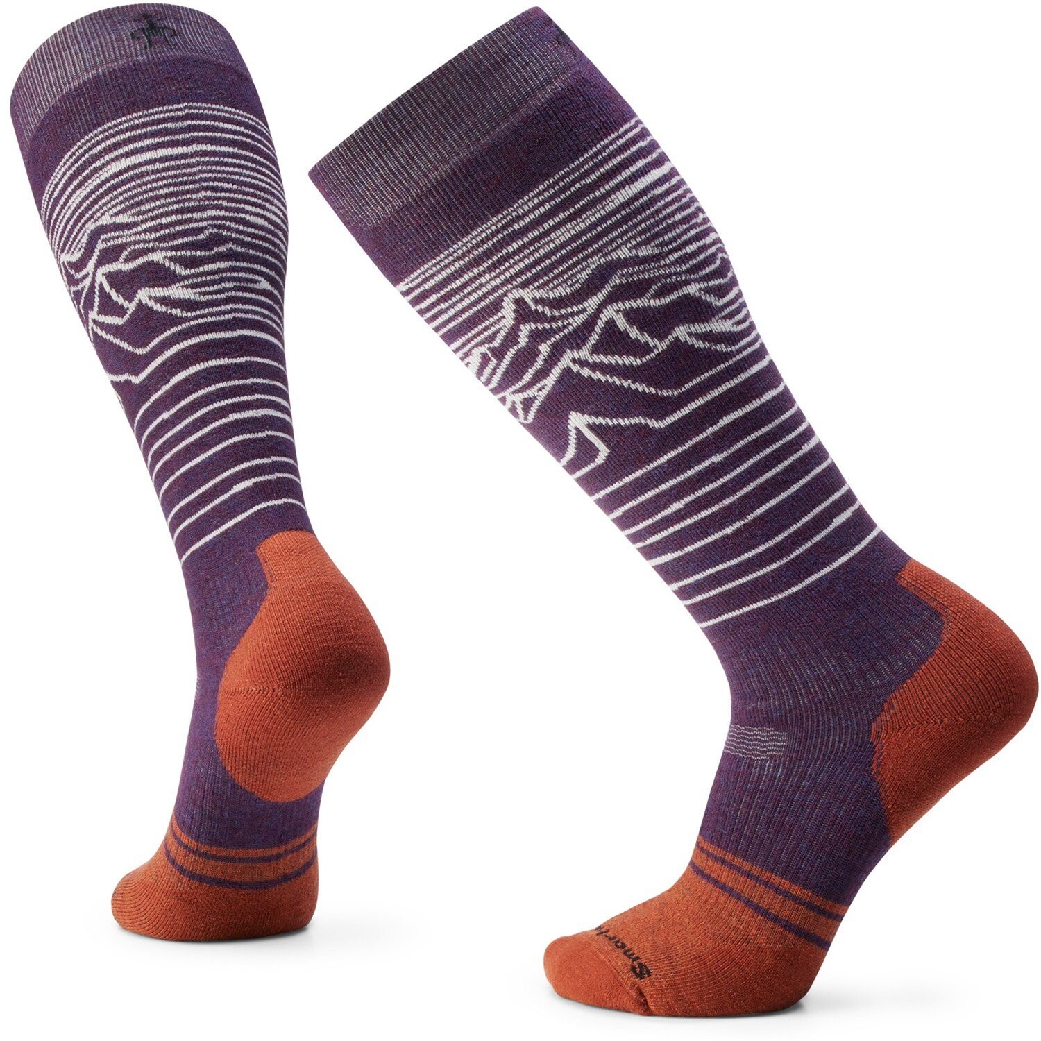 

Носки Smartwool Snowboard Full Cushion Iguchi Pattern OTC, цвет Purple Iris