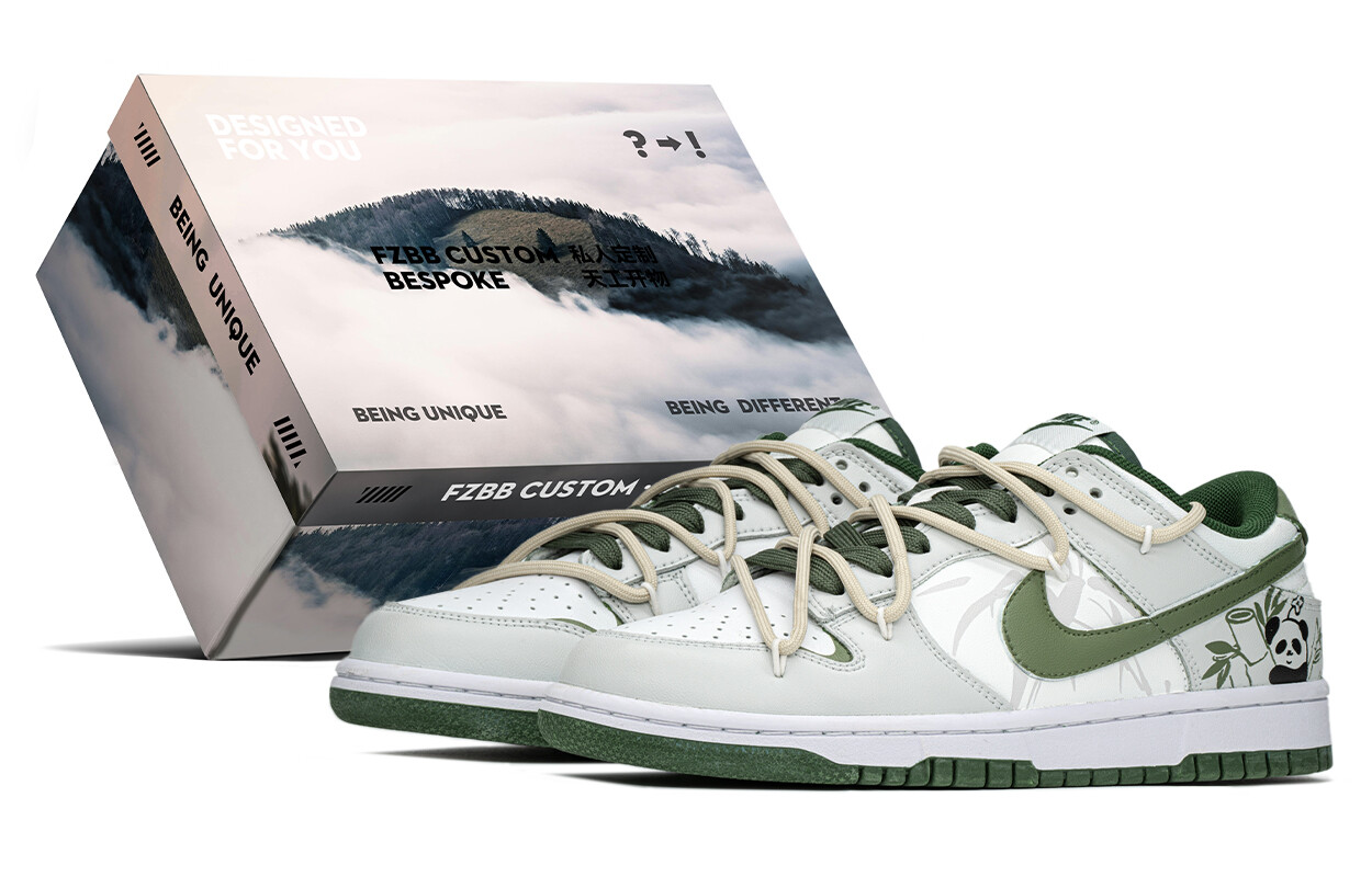 

Кроссовки Nike Dunk Skateboarding Shoes Women's Low-top Yellow/green, зеленый