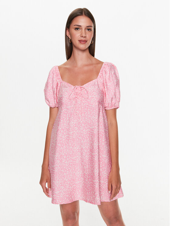 Платье на каждый день трапециевидного кроя Edited, розовый комплект lilians футболка шорты застежка отсутствует короткий рукав размер 88 мультиколор