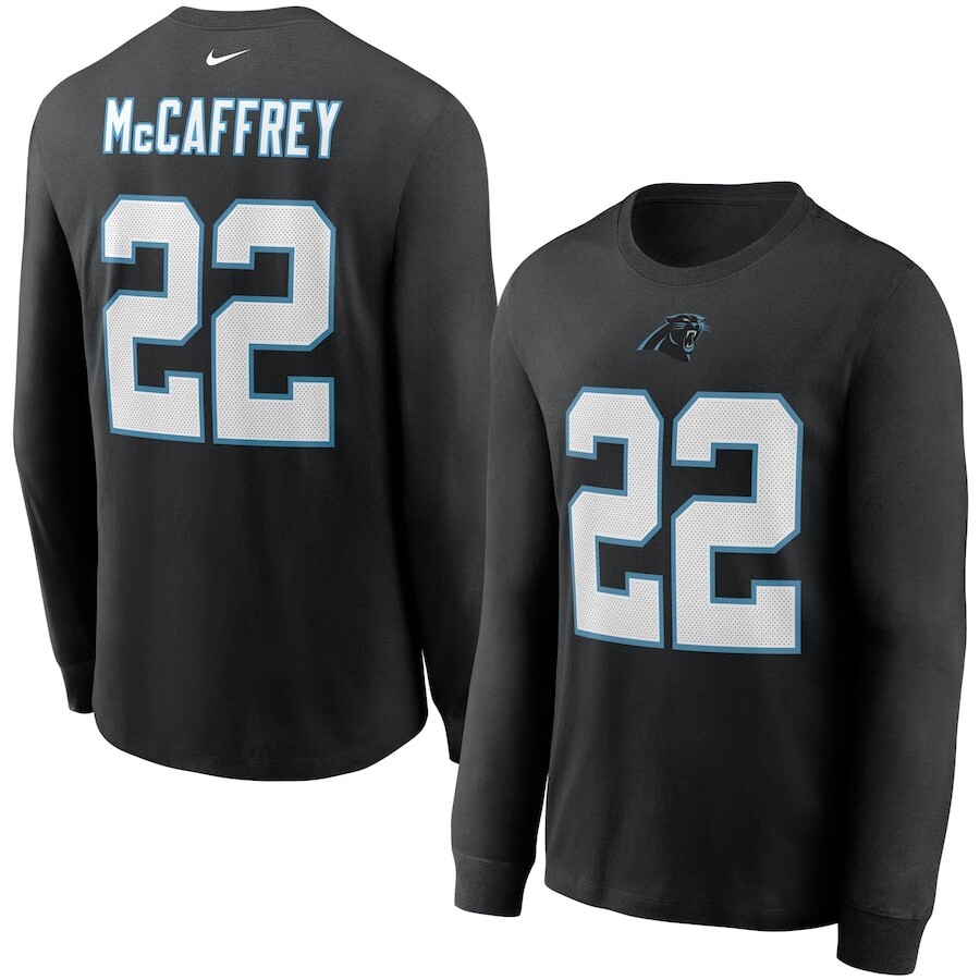 

Футболка с именем и номером Nike Carolina Panthers, черный