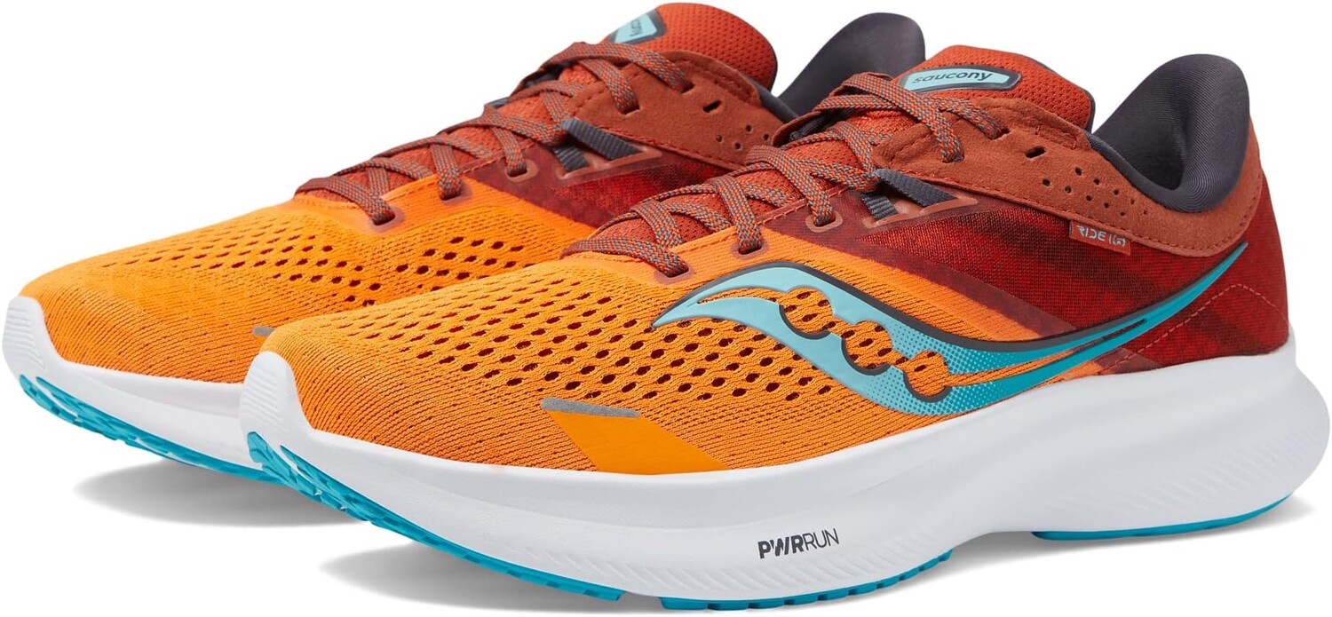 

Кроссовки Ride 16 Saucony, цвет Marigold/Lava