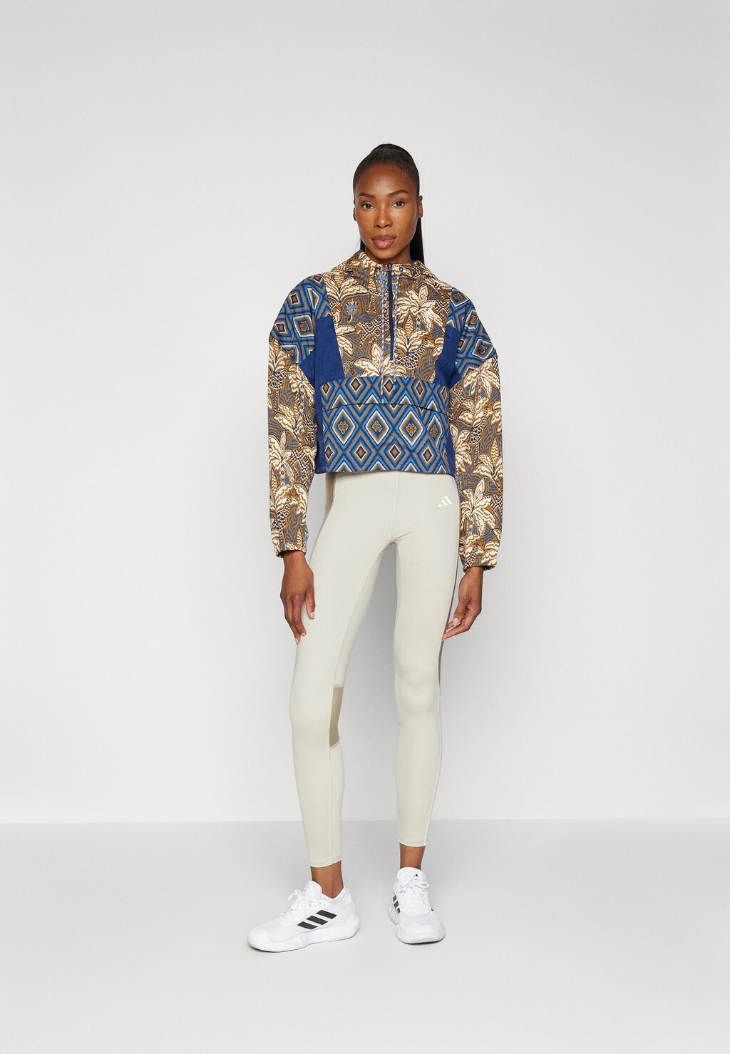 

Толстовка с капюшоном FARM RIO PREMIUM TRACK TOP adidas, синий