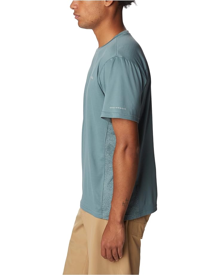 Рубашка Columbia Zero Ice Cirro-Cool Short Sleeve Shirt, цвет Metal/Metal Heather