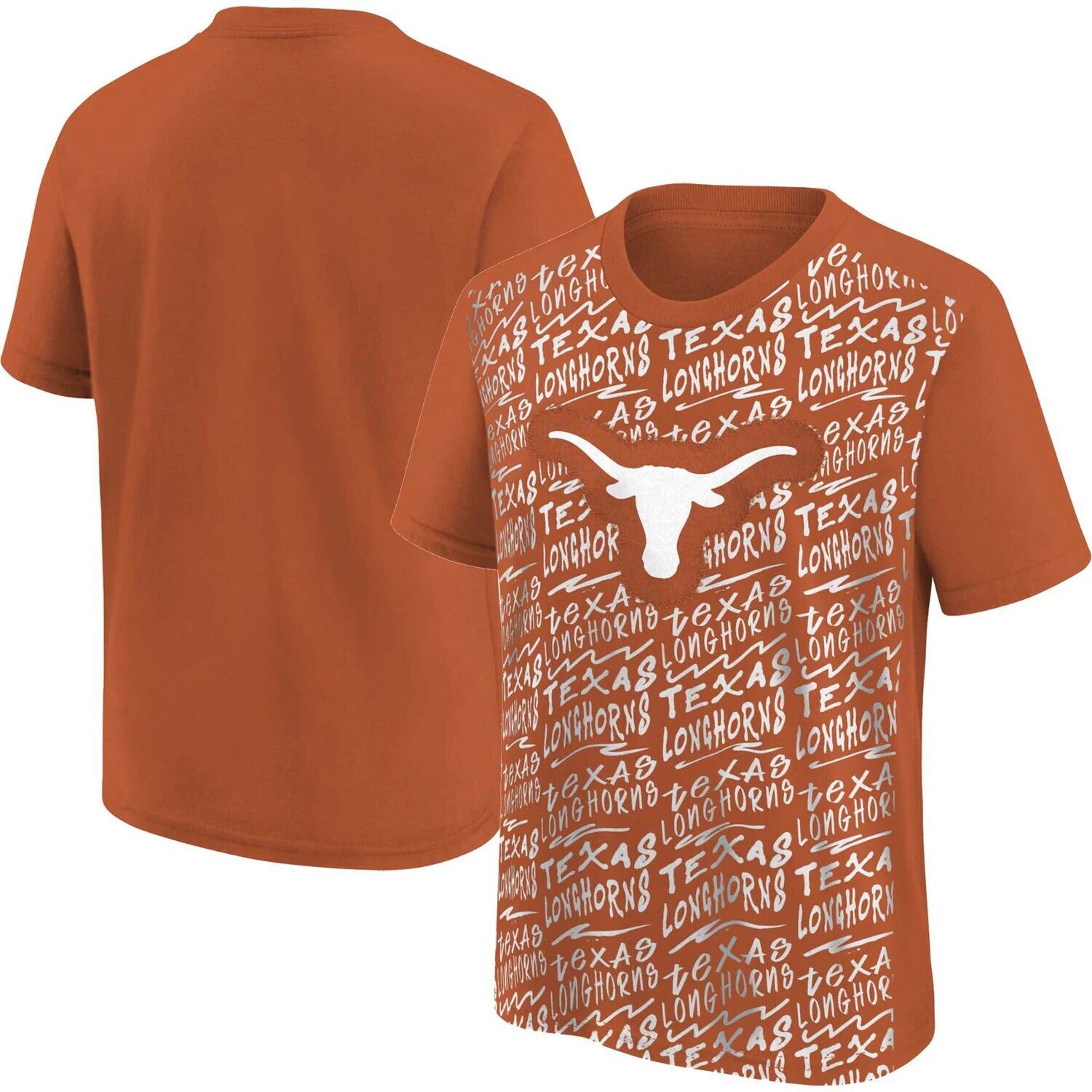 

Молодежная футболка Texas Orange с образцовой формой Texas Longhorns Outerstuff