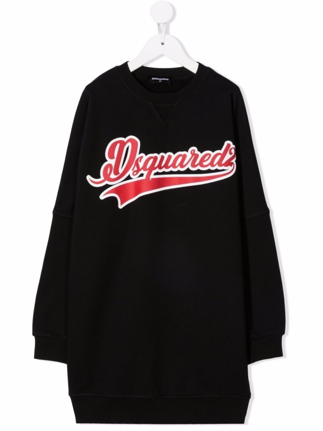 

DSQUARED2 KIDS трикотажное платье с логотипом, черный