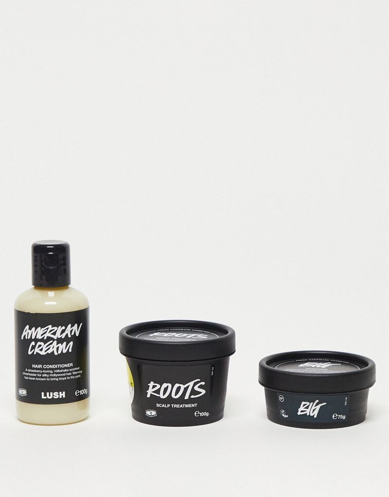 

Набор для ухода за большой и упругой кожей головы LUSH, шампунем и кондиционером для волос